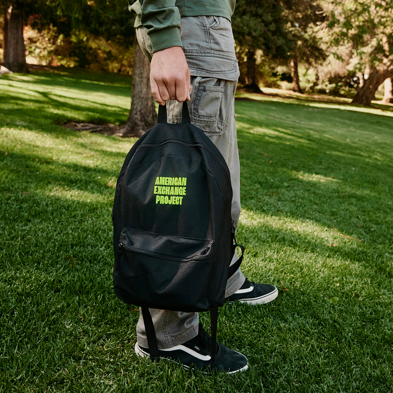 Signature Embroidered Compact Sustainable Backpack