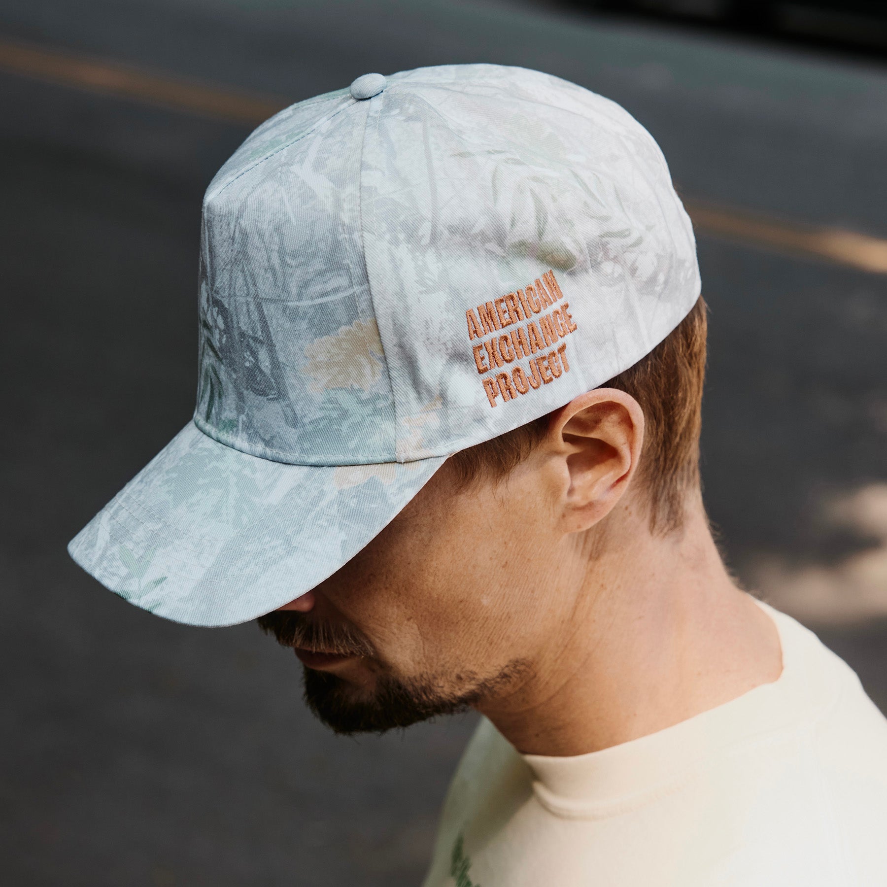 Signature Embroidered Camo Cap