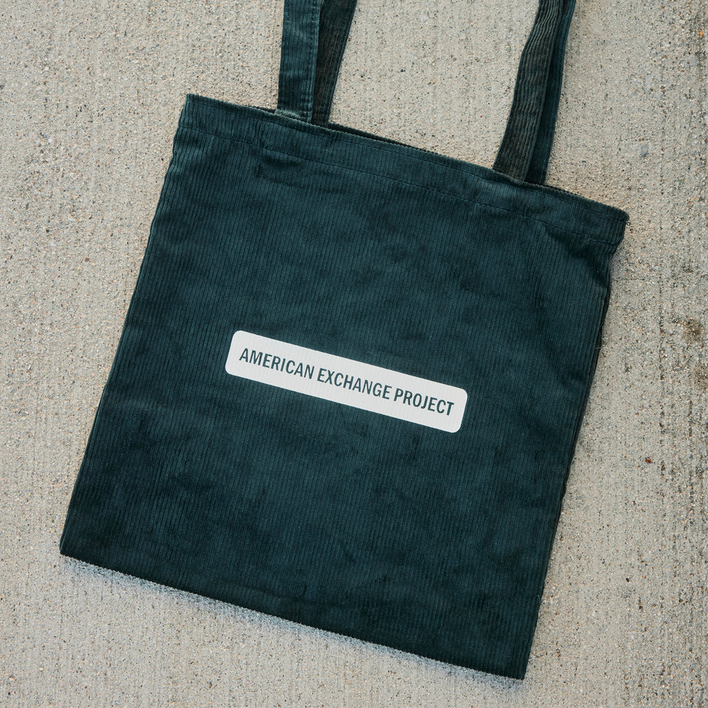 Classic Printed Corduroy Tote