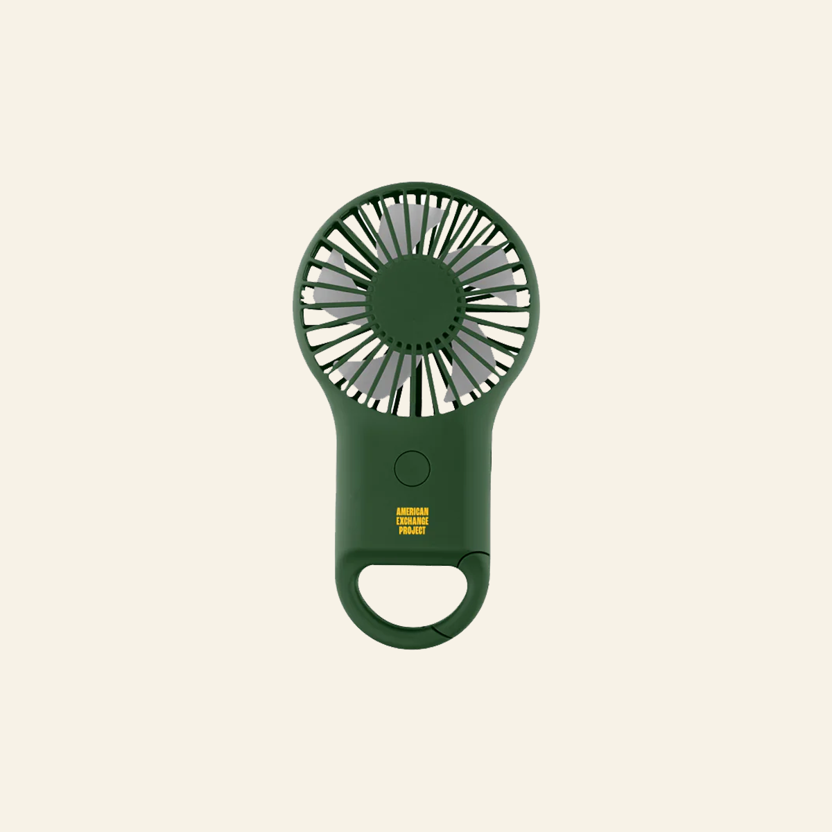 Rechargeable Handheld Fan with Carabiner