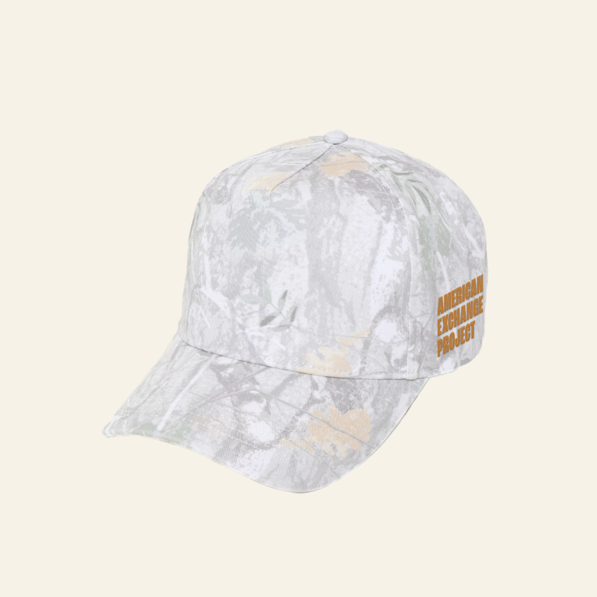 5 Panel Structured Camo Cap